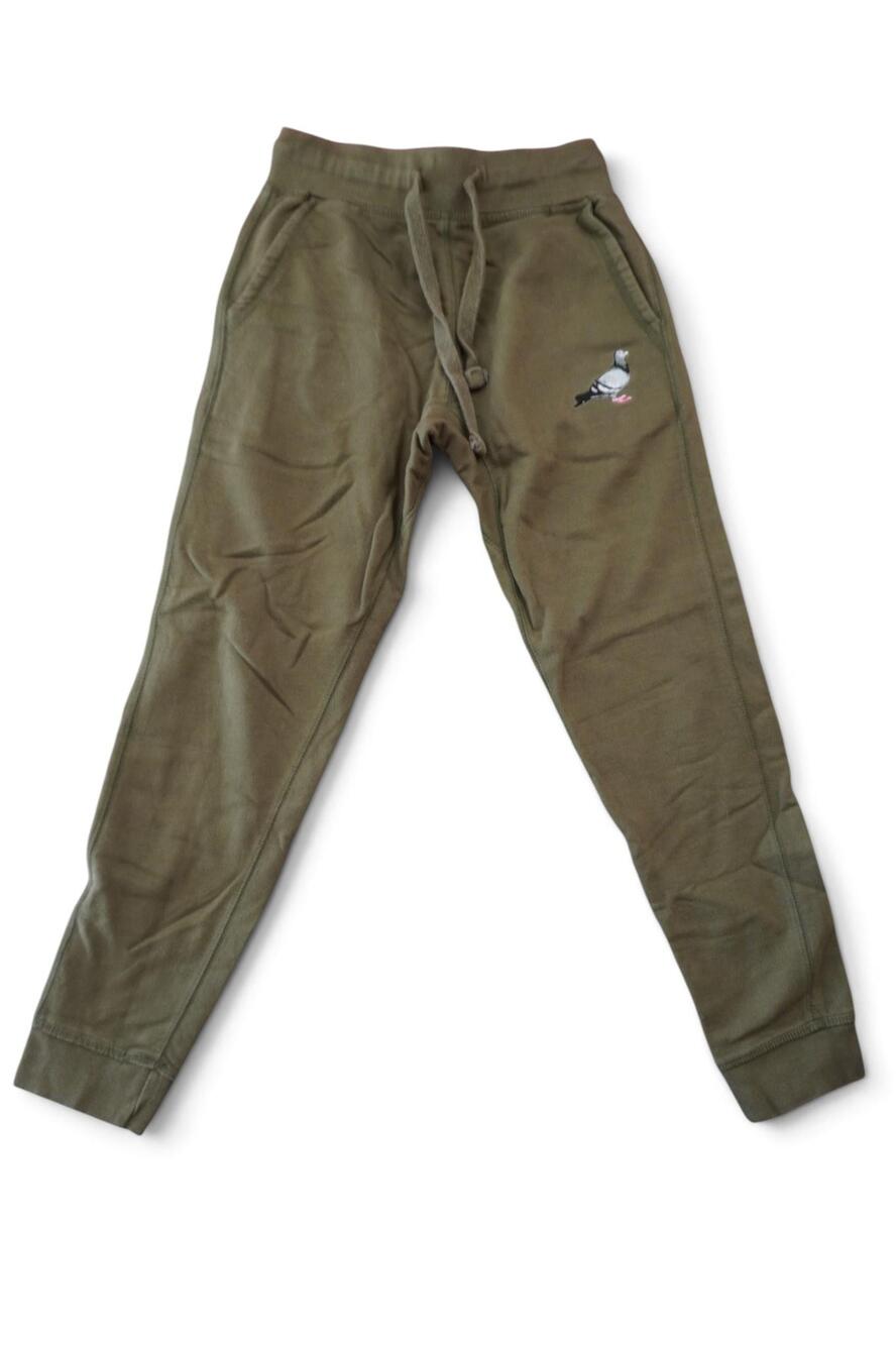 Staple Sweatpants Joggers Mens XS 26x27 Green Pigeon Logo Streetwear Fleece